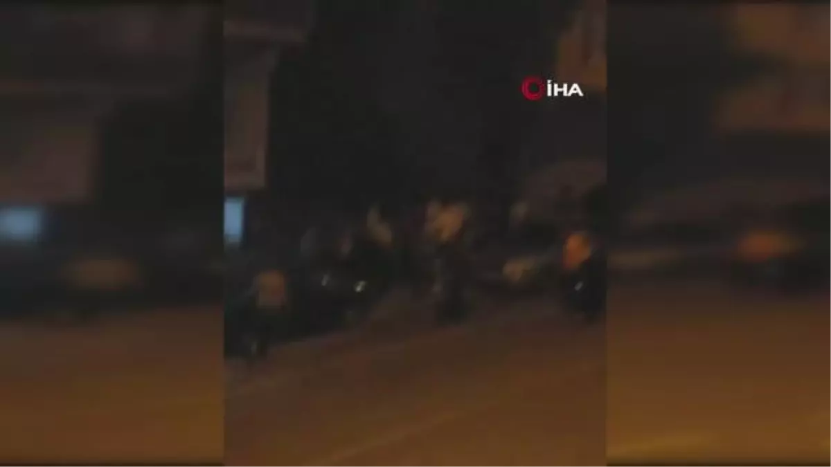 Arnavutköy de iki grup arasında çıkan kavga kamerada Haberler