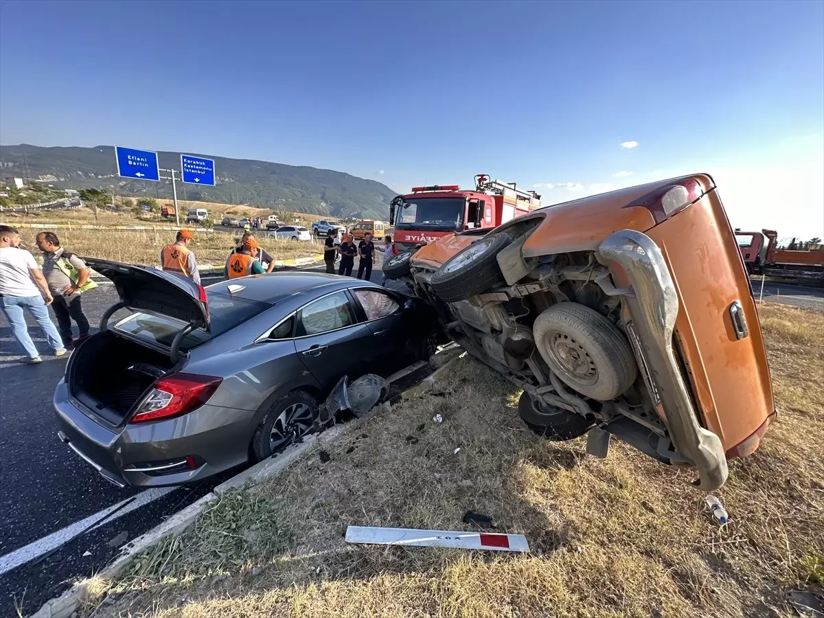 Safranbolu da trafik kazası 6 yaralı Haberler