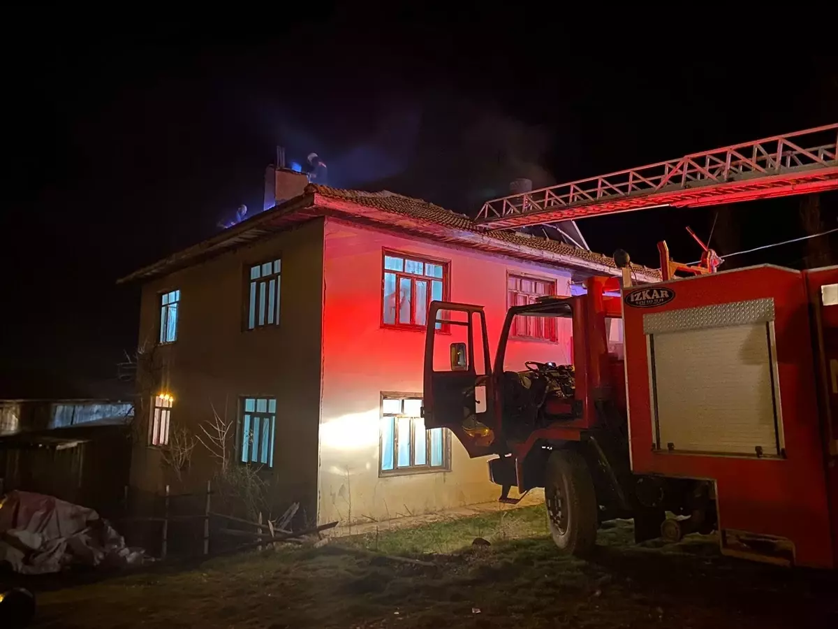 Mudurnu da çıkan baca yangını evde hasara neden oldu Haberler