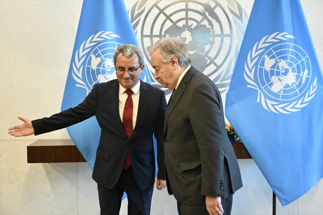 مندوب تركيا الدائم بالأمم المتحدة يقدم أوراق تعيينه إلى غوتيريش