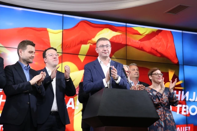 Лидер главной оппозиционной партии заявил о победе на выборах в Северной Македонии