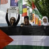 البوسنة.. طلاب في جامعة سراييفو ينددون بالحرب على غزة