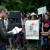 مظاهرة مؤيدة لفلسطين أمام السفارة الإسرائيلية في كرواتيا