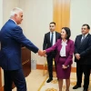 عشق أباد.. وزير الثقافة التركي يلتقي نظيرته الأرمينية
