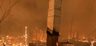 Antalya'da turistik işletmede çıkan yangında bungalov evler zarar gördü