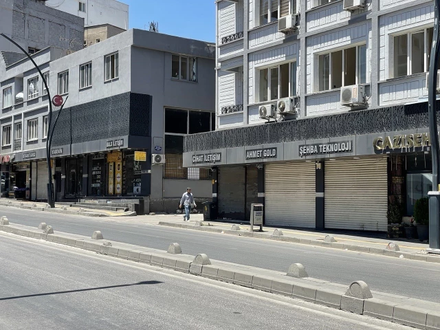 В Газиантепе сирийские предприниматели не открыли свои магазины.