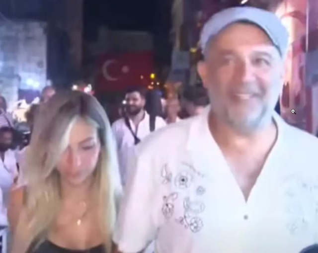 Şevket Çoruh, captured with his 15-year younger wife! Everyone made the same comment