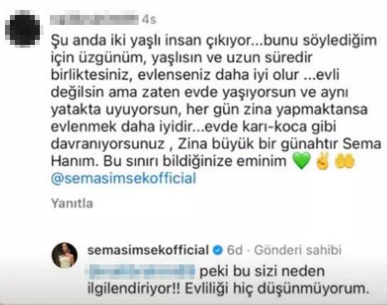 Actress Sema Şimşek spotted cuddling with her boyfriend! She expressed her anger towards the comment about adultery