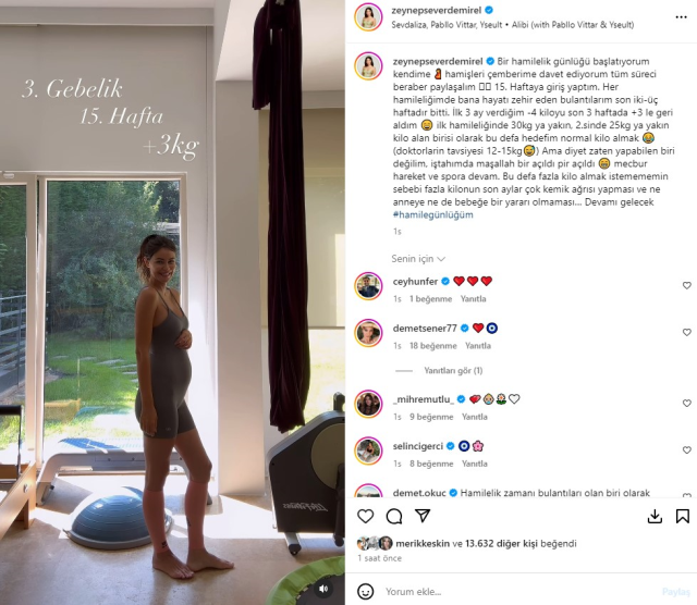 Update from Zeynep Demirel, who is expecting her 3rd baby! Everything changes when you turn to the side