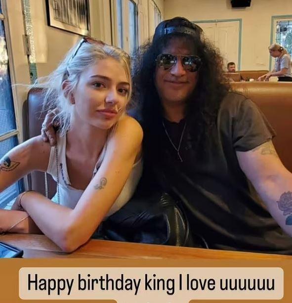 The note left behind by Guns N' Roses guitarist Slash's stepdaughter is released