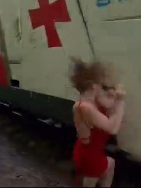 A high-speed train hit a young girl taking a photo near the tracks in Georgia