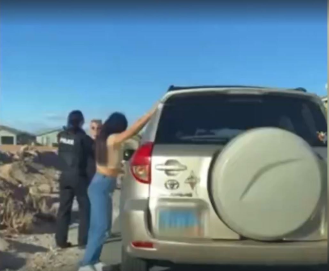 The car stopped by a police officer in Houston turned out to have his wife and girlfriend inside