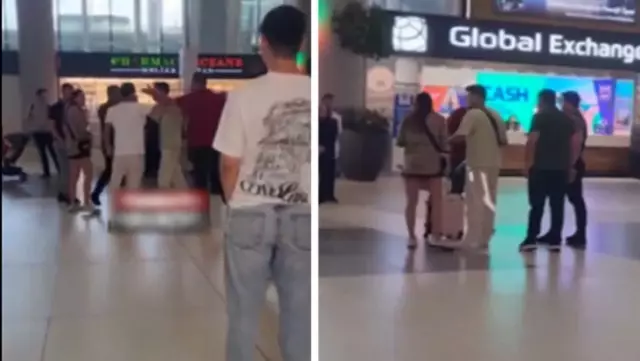 He claimed to have caught his wife with her lover at the airport: The truth turned out to be different.