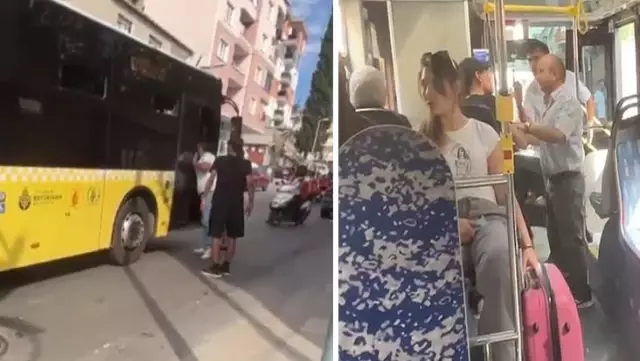 Fight between IETT driver and passenger in Pendik.