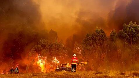 Portugal, fighting fires in 20 different regions, requested assistance from the European Commission