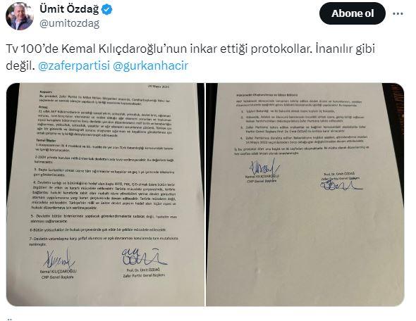 Kılıçdaroğlu's difficult moments! He said 'There is no such thing', but changed his mind when the signed document was published