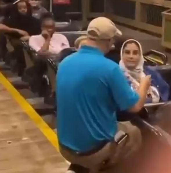 A Muslim woman was removed from a roller coaster due to her headscarf at a theme park in the U.S.