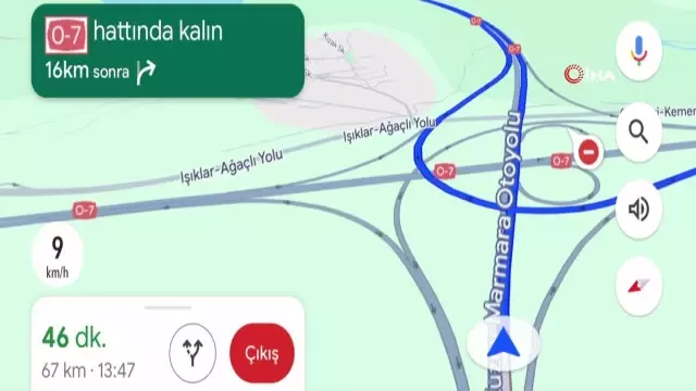 Those who miss the exit on the North Marmara Highway travel an additional 37 km and pay an extra fee of 100 TL.