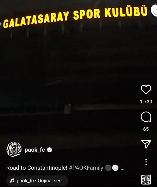 They stirred up the situation just hours before the match! Reactions to PAOK's post were overwhelming