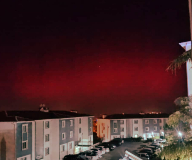 Due to the explosion on the Sun, the northern lights were seen in many provinces of Turkey