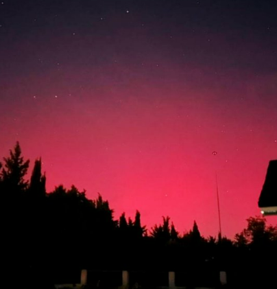 Due to the explosion on the Sun, the northern lights were seen in many provinces of Turkey