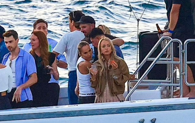 Famous Radio Host Jackie 'O' Henderson was caught by the wind while having fun on a yacht with her friends