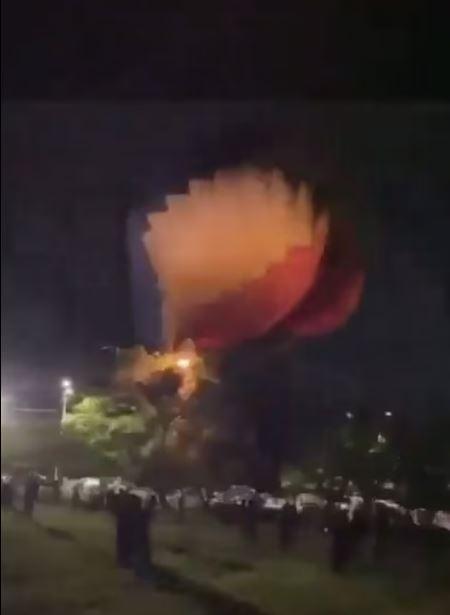 A man in Colombia died after falling from a hot air balloon shortly before his wedding