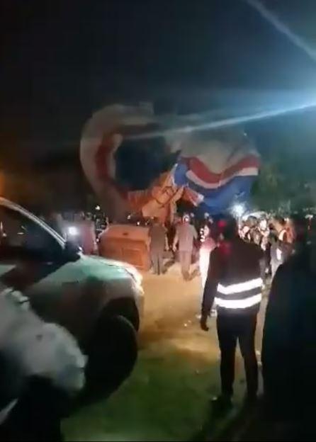 A man in Colombia died after falling from a hot air balloon shortly before his wedding