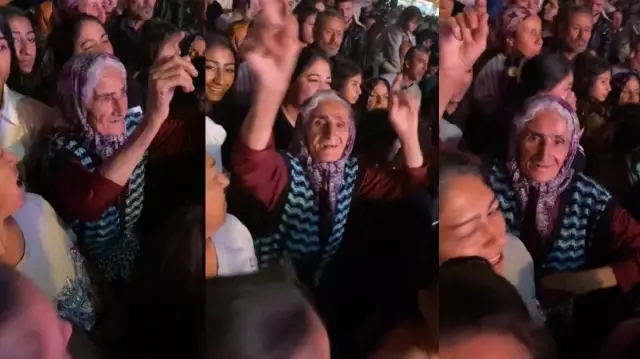 The elderly woman who attended the festival relived her youth.