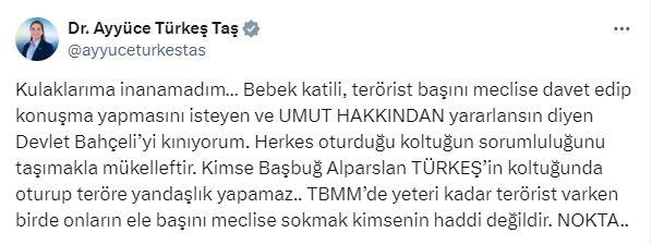 Response from Türkeş's daughter to Bahçeli: I couldn't believe my ears