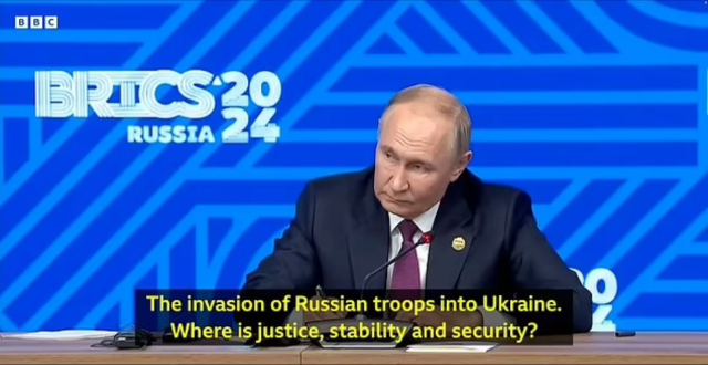 Putin went crazy over the BBC reporter's question about Ukraine