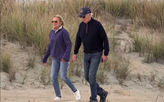 President Biden faced a fall risk at the beach, his wife's reaction sparked debate