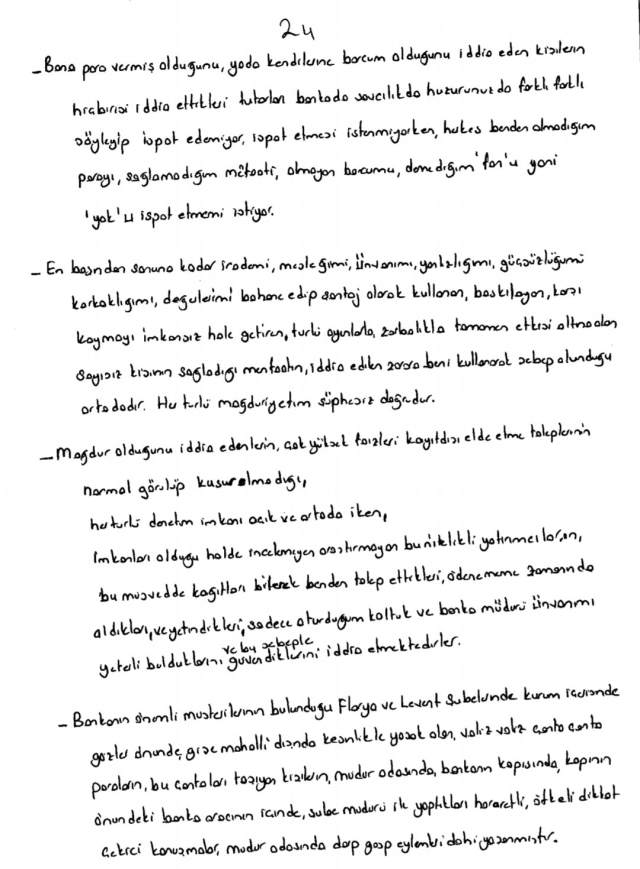 Seçil Erzan wrote a 27-page letter to the court and accused Arda Turan