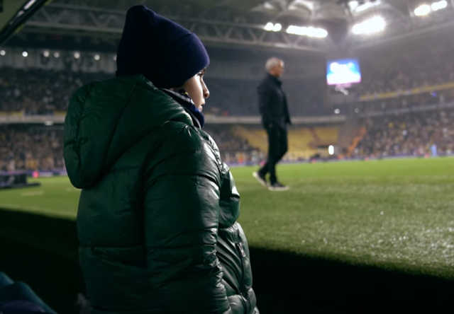 An unprecedented gesture from Mourinho during the Zenit match