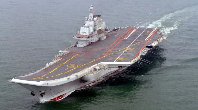 China's $9 billion secret warship captured for the first time