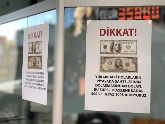 The Central Bank prepared a report on counterfeit dollars on November 20