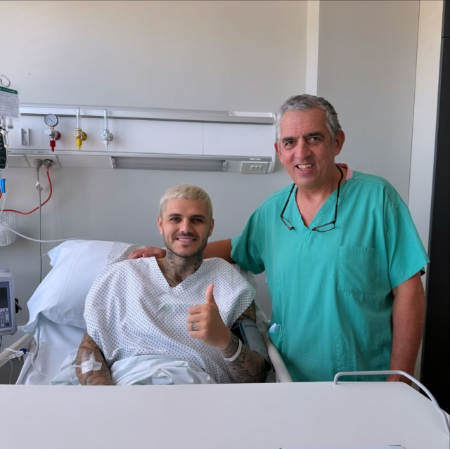 Mauro Icardi underwent surgery