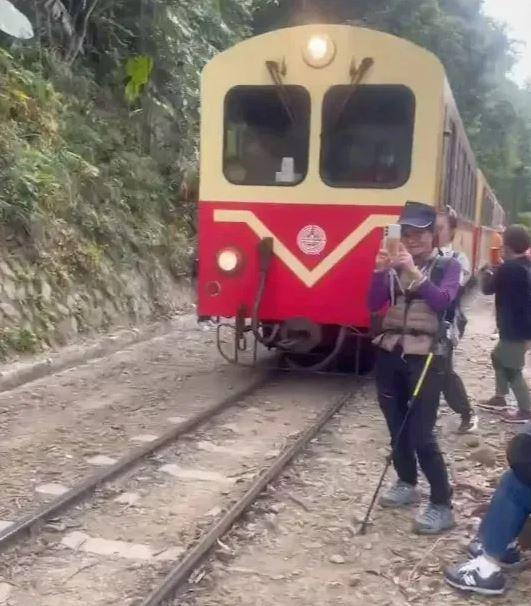 A train hit the tourist trying to take a selfie on the tracks