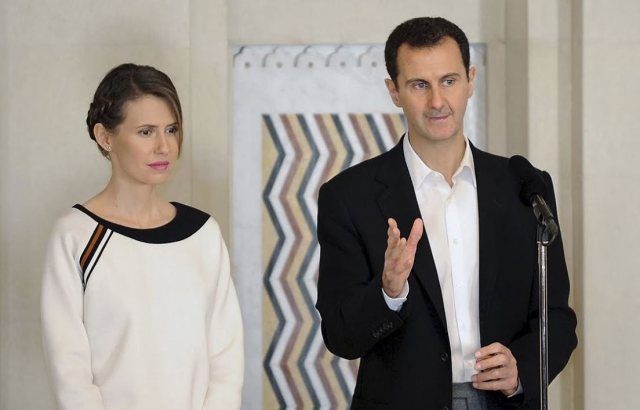 Denial of claims that Asma Assad wants to divorce from Russia