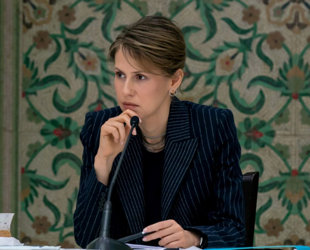 Denial of claims that Asma Assad wants to divorce from Russia