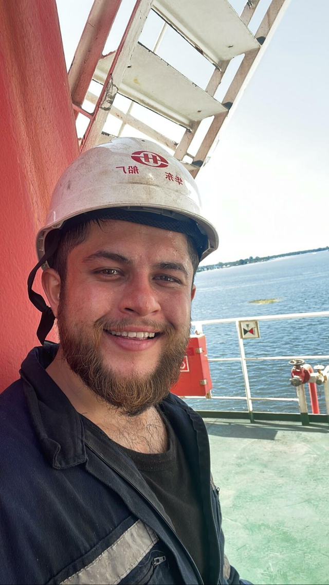 The Turkish engineer on the ship departing from Indonesia has mysteriously disappeared