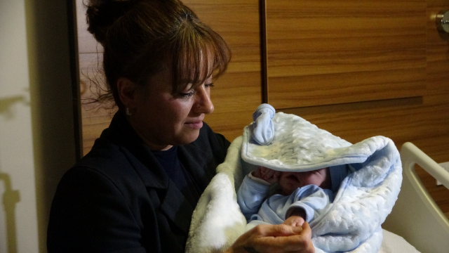 The first baby of the new year was born in Van