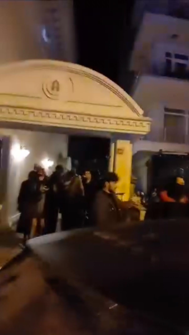 Police raid on the New Year's party attended by 400 students