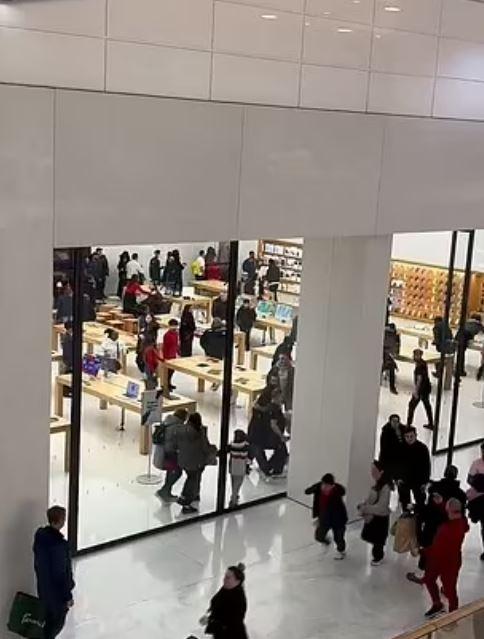 Apple store robbed during the day: 6 arrested