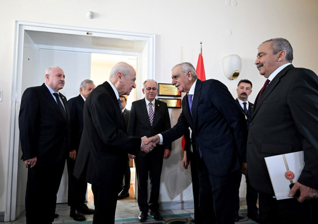 Ahmet Türk evaluating the DEM Party delegation's visits to political parties: The meetings went positively