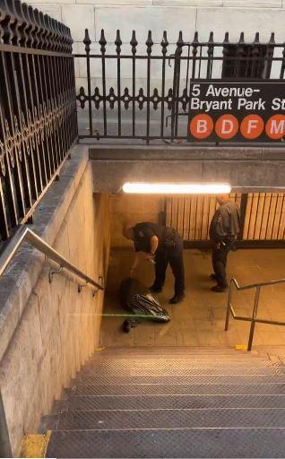 Great backlash against the police officer who kicked the homeless man in New York