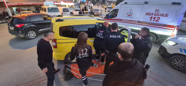 The person who fainted in the taxi mobilized the police and medical teams