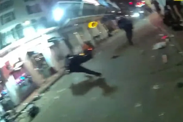 Images of the New Orleans assailant clashing with U.S. police have emerged