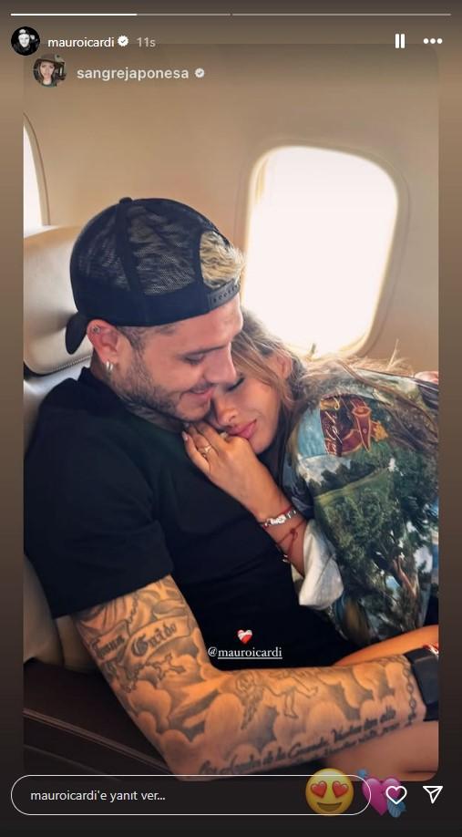 Mauro Icardi shares with his new love!