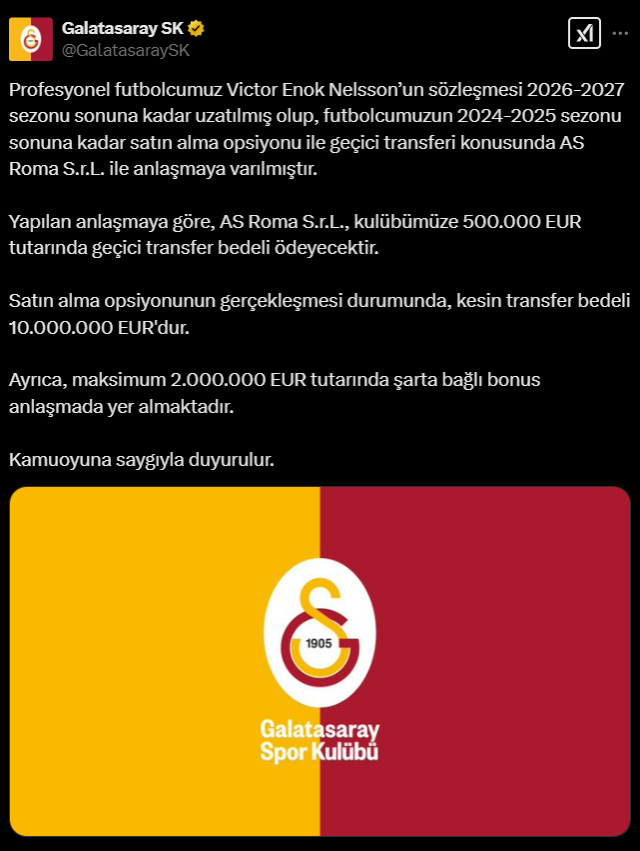 Another departure after Batshuayi at Galatasaray